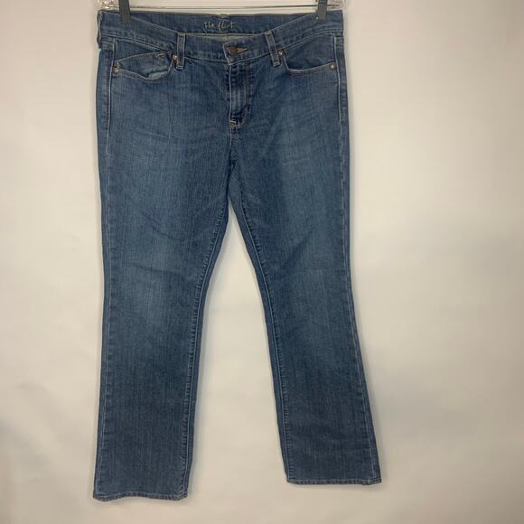Old Navy The Flirt Vintage Boot Cut Jeans Sz 34" waist Low rise - Picture 2 of 9